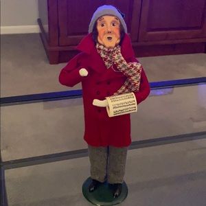 Byers Choice Caroler Man w/ Music Sheet